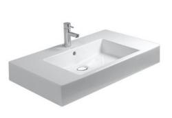 Раковина DURAVIT Vero, 85х49х17 см, мебельная/подвесная, прямоугольная, санфарфор, цвет белый, с 1 отверстием под смеситель, слив/перелив