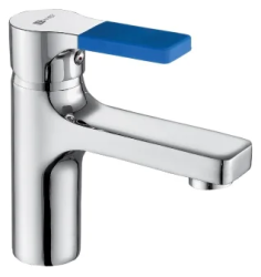 Смеситель для раковины Lemark Aura однорычажный, монолитный, керамический, с низким изливом, высота излива 7,5 см, латунь, покрытие хром, цвет хром