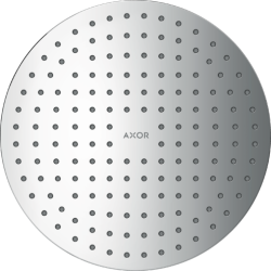 Верхний душ AXOR ShowerSolutions 250 2je, потолочный/скрытый монтаж, круглый, с 2 режимами, размер 25 см, металлический, цвет: хром, для душа/ванной