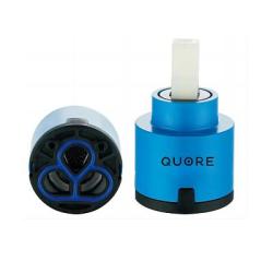 Керамический картридж Raglo R500.40, 40 мм для смесителя, без ножек, для смешивания и регулировки потока горячей и холодной воды