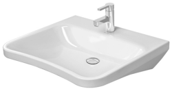 Раковина DURAVIT DuraStyle 65х57х17 см, подвесная, медицинская, прямоугольная, санфарфор, цвет белый, 1 отверстие под смеситель, без перелива