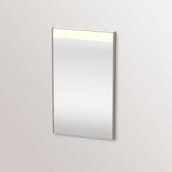 Зеркало Duravit Brioso, 42х70х3,5 см с LED/ЛЕД-подсветкой, прямоугольное, подвесное/настенное, цвет рамы: базальт, настенный выключатель, для ванной