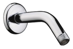 Держатель для верхнего душа Hansgrohe, 12,8 см, настенный, цвет: хром, латунный, для душа/ванной/душевой кабины