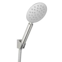 Душевой гарнитур AQUEDUC комплект: ручной душ 1 режим/шланг для душа/держатель для душа, нержавеющая сталь, цвет хром, наружного монтажа, настенный, для душа/ванной 345340