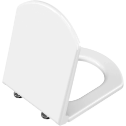 Cидение для унитаза Vitra Serenada, 460х366х56 мм, дюропласт, с микролифтом, цвет- белый, с крышкой, округлое, стульчак, для унитаза
