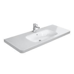 Раковина DURAVIT DuraStyle WonderGliss 120х48х17 см, подвесная, прямоугольная, санфарфор, цвет белый, 1 отверстие под смеситель, антигрязевое покрытие, слив/перелив