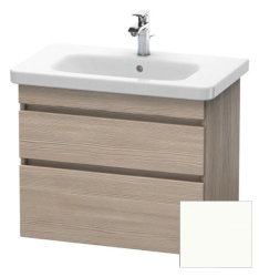 Тумба под раковину для консоли/столешницы Duravit DuraStyle 80х47,8х51,2 см, подвесная, ДСП, цвет: сосна серебристая/белый матовый, 2 выдвижных ящика, прямоугольная