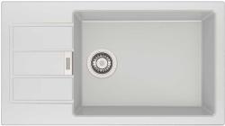 Мойка кухонная Franke SIRIUS 2.0 S2D 611-78 XL /435, 78х43,5 см, врезная, тектонит (Tectonite®), прямоугольная, цвет белый, без отверстия под смеситель, с крылом, оборачиваемая