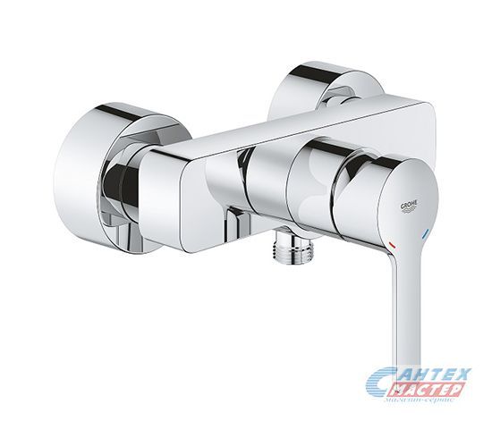 Смеситель для душа Grohe Lineare New однорычажный, керамический, настенный, без излива/шланга/лейки, латунь хром