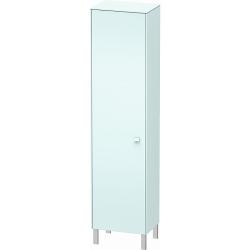Пенал Duravit Brioso L, 27х19,6х133,1 см, подвесной/напольный, (левый), с дверцей/одностворчатый, с полками, со стеклянными полками, цвет: светло-голубой, в ванную комнату