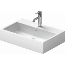 Раковина DURAVIT Vero Air, 60х40х16,5 см, подвесная, прямоугольная, санфарфор, шлифованная, цвет белый, 1 отверстие под смеситель, без перелива