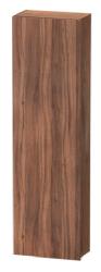 Пенал Duravit DuraStyle, 40x24x180 см, подвесной, (левый), с дверцей, с полкой, со стеклянными полками, цвет: орех матовый, в ванную комнату