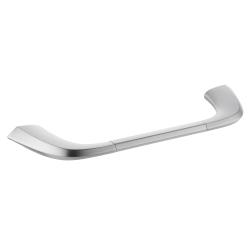 Полотенцедержатель ABBER Nord одинарный, настенный, неповоротный, 300 мм нержавеющая сталь, для полотенец, в ванную/туалет/душевую кабину, цвет сатин AA1551SP