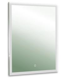 Зеркало Azario Гуверт, 80х100 см, с LED/ЛЕД-подсветкой, с диммером, прямоугольное, выключатель сенсорный, для ванны, навесное/подвесное/настенное