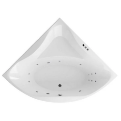 Ванна Excellent Glamour SMART, 150х150 см, акриловая, цвет- белый, (с гидромассажем), с каркасом, четверть круга, правосторонняя/левосторонняя, правая/левая, универсальная, приставная/встраиваемая