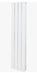 Радиатор Global Oscar 2000/4 алюминиевый, боковое подключение, для отопления квартиры, дома, водяные, мощность 2024 Вт, настенный, цвет белый