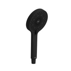 Лейка для душа Damixa Apollo цвет черный матовый, пластик, 125 мм, 3 режима 947020300