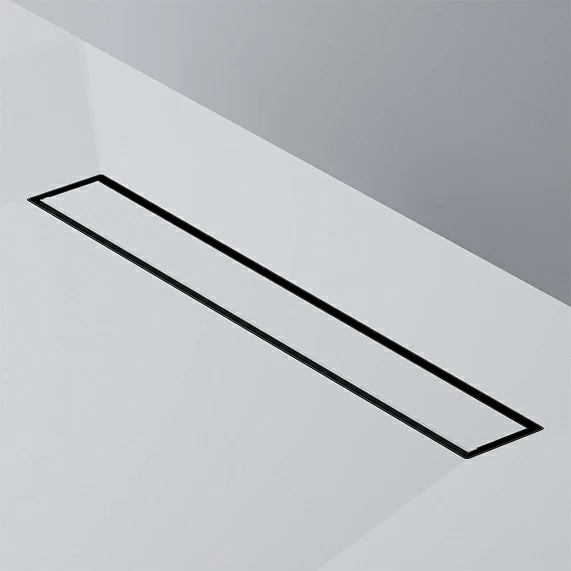 Душевой трап (лоток) AM.PM MasterFlow 500 мм комбинированный затвор с черной матовой решеткой, под плитку, выходная труба 40/50 мм, линейный