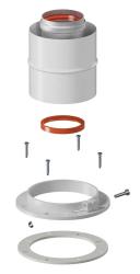Адаптер вертикальный Okseler D60/100 в комплекте фланец