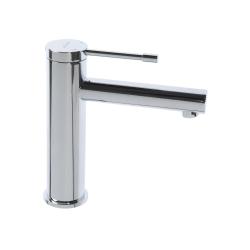 Смеситель для раковины/умывальника Accoona, однорычажный, неповоротный, керамический, длина излива 136 мм, латунь, цвет хром