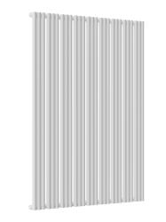 Радиатор отопления Empatiko Takt, однорядный, стальной, трубчатый, 27 секций, межосевое расстояние 1000 мм, высота 1036 мм, длина 1072 мм, цвет шелковистый белый, боковое подключение