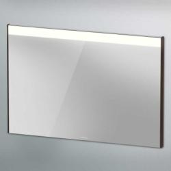 Зеркало Duravit Brioso, 102х70х4,5 см с LED/ЛЕД-подсветкой, прямоугольное, подвесное/настенное, цвет рамы: каштан темный, сенсорный выключатель, диммер, для ванной