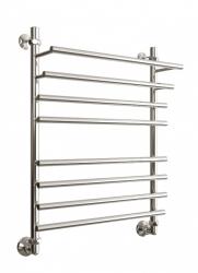 Полотенцесушитель Двин F Primo 80/60, водяной (1"-3/4"-1/2" К3  Полированный), универсальное подключение, нержавеющая сталь, настенный, форма лесенка, цвет хром, к отоплению и ГВС, для отопления, обогрева в ванной