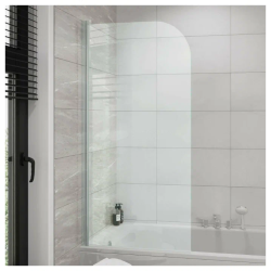 Шторка для ванны GROSSMAN 70х150 см, прозрачное стекло, профиль хром, ограждение/распашная, односекционная, плоская/панель, универсальная