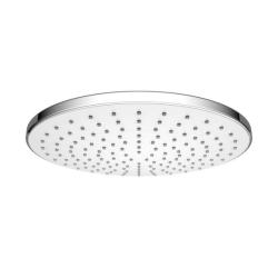 Верхний душ IDDIS Optima Home, круглый, с 1 режимом/тропический душ, размер 228х228 мм, ABS-пластик, цвет серый/белый, для душа/ванной