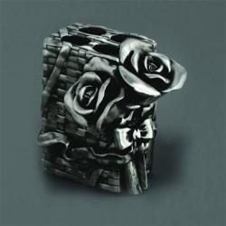 Держатель для зубных щеток Art&Max Rose, настольный, латунь, форма прямоугольная, для зубных щеток в ванную/туалет/душевую кабину, цвет серебро