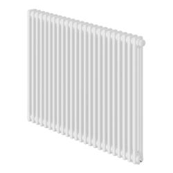 Радиатор Royal Thermo Insignia VC2050 стальной 2 трубчатый, 24 секции, нижнее подключение, для отопления квартиры, дома, водяные, мощность 1488 Вт, настенный, цвет белый RAL9016