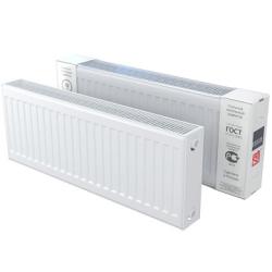 Радиатор STI Compact 22-300-1200 стальной, панельный, боковое подключение, для отопления квартиры, дома, водяные, мощность 1874 Вт, настенный, батарея, белый