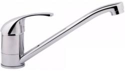 Смеситель для кухни/мойки Potato P04, однорычажный, поворотный, керамический, длина излива 220 мм, цинк, цвет хром