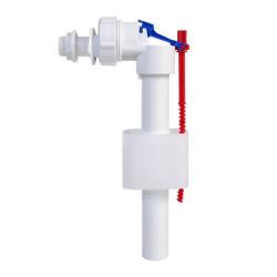 Впускной клапан Styron для бачка туалета, с пластмассовой резьбой 1/2", боковое подключение, универсальный, материал-полипропилен