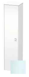 Пенал Duravit Brioso L, 42x36x177 см, подвесной, (левый), с дверцей, с полкой, со стеклянными полками, цвет: светло-голубой, в ванную комнату