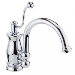 Смеситель для кухни/мойки Migliore Vivaldi, однорычажный, керамический, с поворотным изливом, длина излива 240 мм, латунь, цвет хром