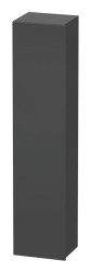 Пенал Duravit DuraStyle, 40x36x180 см, подвесной, (левый), с дверцей, с полкой, со стеклянными полками, цвет: графит, в ванную комнату