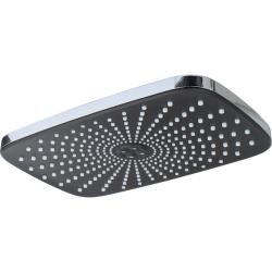 Верхний душ Melodia Standard Middle прямоугольная, 295х190 мм хром/черный, ABS-пластик, тропический душ, для душа/ванной MKP27015C