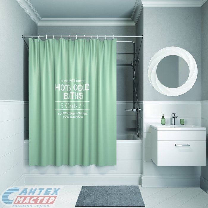 Шторка Iddis для ванной комнаты Basic 200х180 B31P218i11