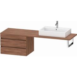 Тумба/шкафчик для консоли/столешницы Duravit DuraStyle под раковину 70х54,8х51,2 см, подвесная, ДСП, цвет: орех, 2 выдвижных ящика, прямоугольная