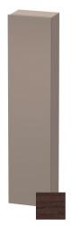 Пенал Duravit DuraStyle, 40x24x180 см, подвесной, (левый), с дверцей, с полкой, со стеклянными полками, цвет: каштан темный/базальт, в ванную комнату