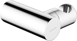 Держатель для душевой лейки Deante Round, настенный, латунь, округлый, для душа/ванной/душевой кабины, цвет хром