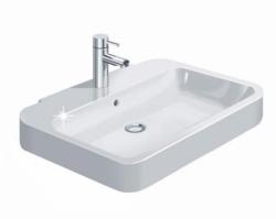 Раковина DURAVIT Happy D.2 60х47,5х17,5 см, подвесная, прямоугольная, санфарфор, цвет белый, с 1 отверстием под смеситель, слив/перелив