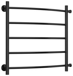 Полотенцесушитель Сунержа Стилье Версия-Б2 500х600, 5 перекладин, водяной, боковое подключение, цвет чёрный