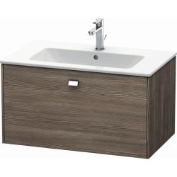 Тумба/шкафчик для консоли/столешницы Duravit Brioso под раковину 82х55х44,2 см, подвесная, ДСП, цвет: сосна терра/хром, 1 выдвижной ящик, прямоугольная
