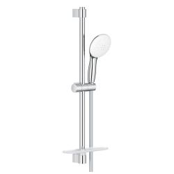 Душевой гарнитур Grohe New Tempesta 100 с 2-режимной лейкой и полочкой, 13,5 л/мин, душевая штанга 600 мм, шланг 1750 мм, хром (замена 27926001) 27926003