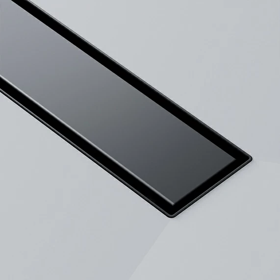 Душевой трап (лоток) AM.PM MasterFlow 700 мм комбинированный затвор с черной матовой решеткой, под плитку, выходная труба 40/50 мм, линейный