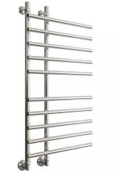 Полотенцесушитель Двин L primo 100/15, водяной (1"-3/4"-1/2" К1  Полированный), универсальное подключение, нержавеющая сталь, настенный, форма лесенка, цвет хром, к отоплению и ГВС, для отопления, обогрева в ванной