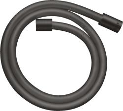 Шланг для душа Axor Starck 200 см, 1/2” и 1/2”  для душа/лейки/ванны, с металлическим эффектом, без лейки, внутренняя резьба, пластиковый, цвет шлифованный черный хром, душевой, для душа/ванной