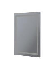 Зеркало IDDIS Zodiac, 50х70 см, с LED/ЛЕД-подсветкой, прямоугольное,  с антизапотеванием, выключатель механическйий, вертикальное, для ванны, навесное/подвесное/настенное